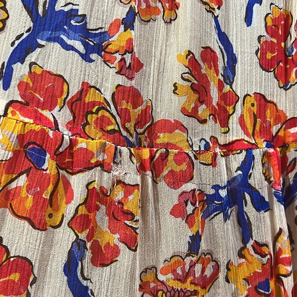 Natalie Martin Jasmine Maxi Dress Water Color Clementine XS - Picture 5 of 9